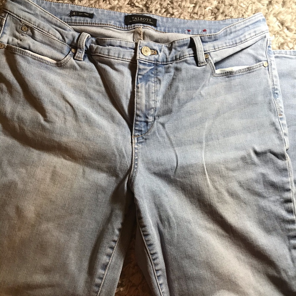 Talbots slim ankle jeans size 14